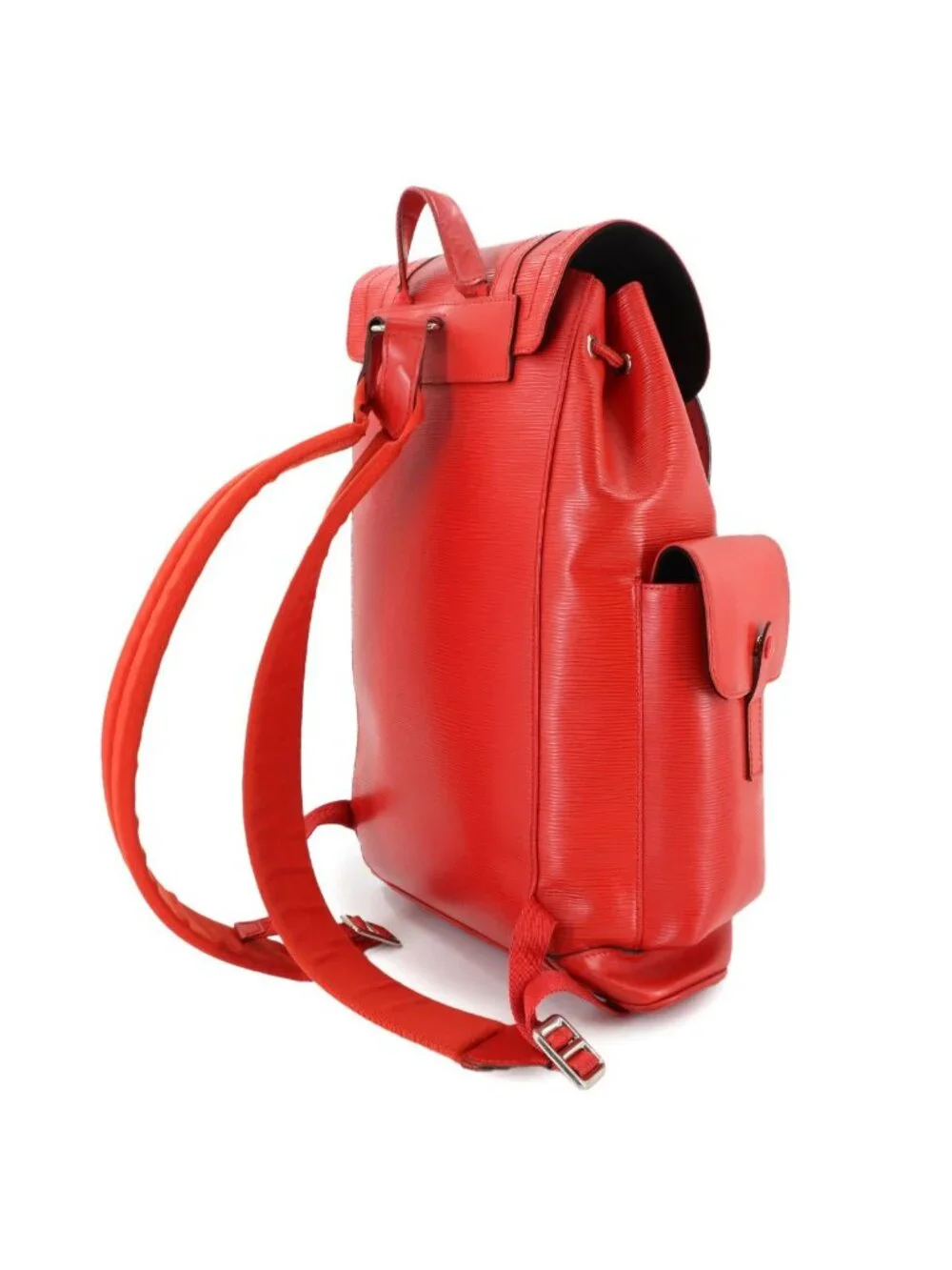 Louis Vuitton Supreme Epi Christopher PM Backpack Leather Red White